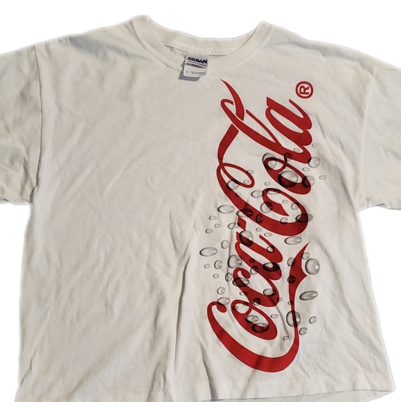 Y2K Coca Cola Bubbles T-Shirt - Picture 2 of 6